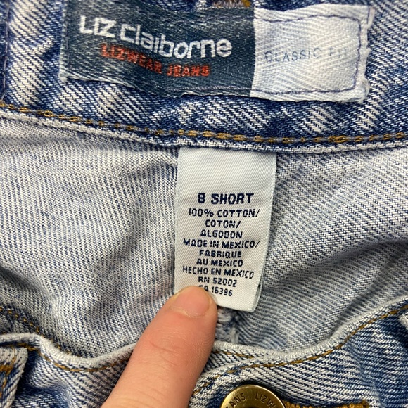 Vintage Original Medium Wash Liz Wear Estilo Jeans - Picture 13 of 15